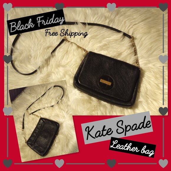 Kate Spade Pebbled Small Bag with Chain Shoulder Strap - Picture 1 of 6